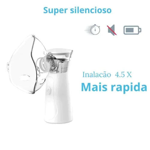 Inalador e nebulizador portatil "2 em 1 usb"