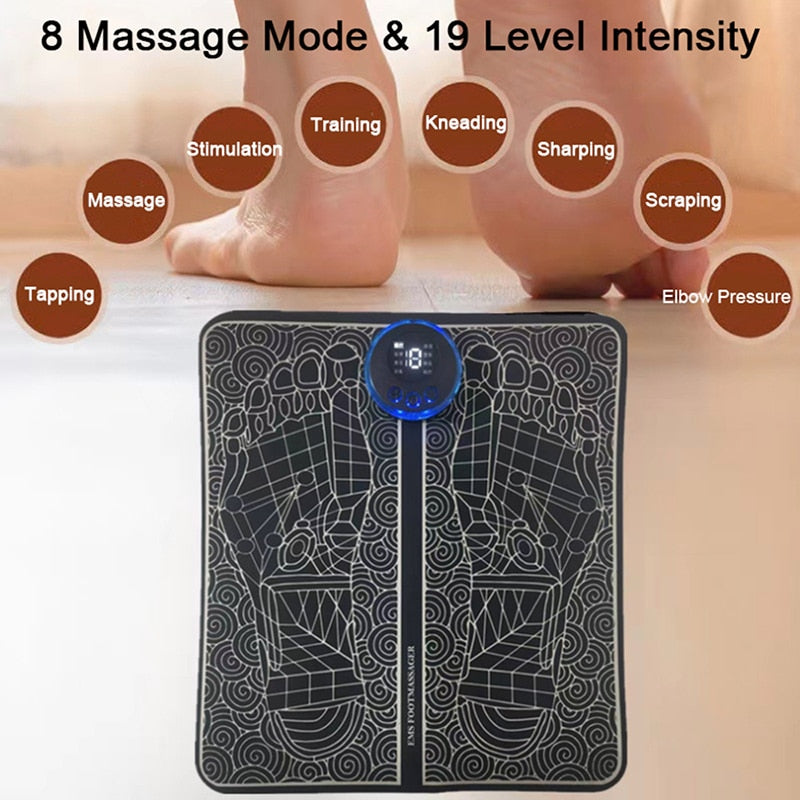 tapete massageador eletrico "Relax Pro"