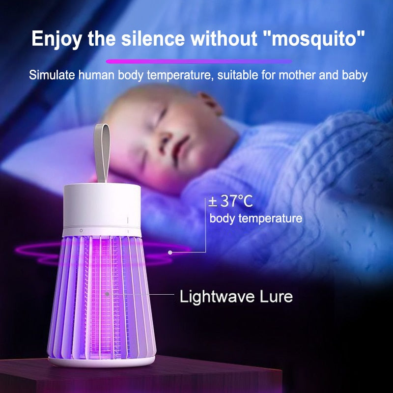 Lampada USB Mata mosquito "Power Kills"