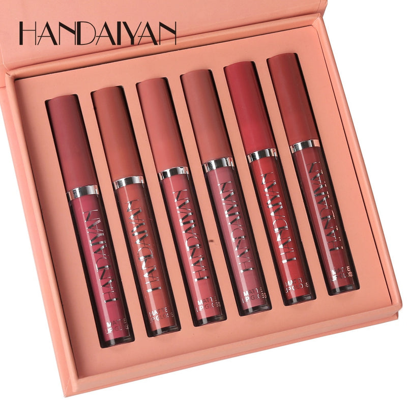 Kit 6 batons beauty handaiyan- para uma boca irresistivel